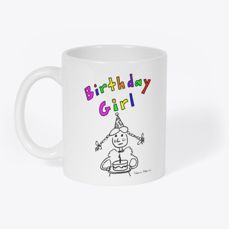 Birthday Girl: Original Illustration