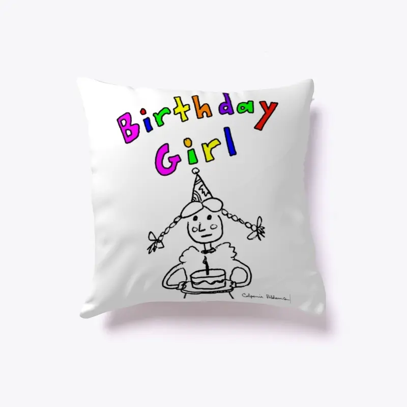 Birthday Girl: Original Illustration